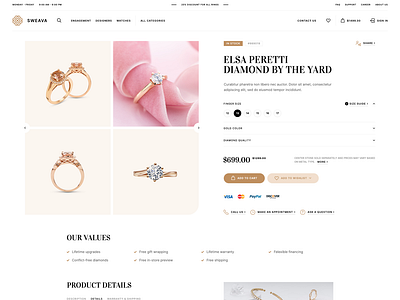 Sweava 💎 / Product Page by Mateusz Madura for Vision Trust on Dribbble