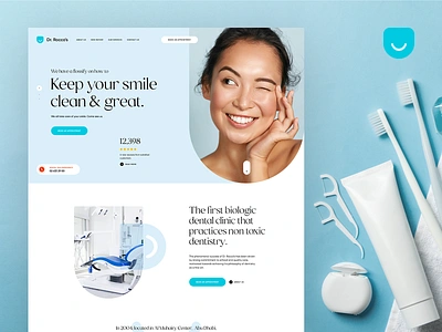 Dr. Rocco Specialized Dental Center agency branding dentist dentistry digitalagency landingpage logo minimalist onepage poland ui ux visiontrust web webdesign webdesigner website wordpress