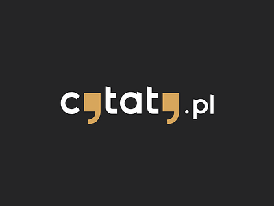 Cytaty.pl design identity katowice logo poland quote