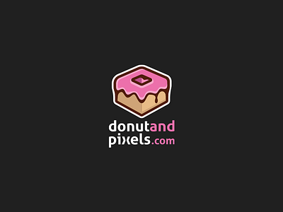 🍩 DonutAndPixels agency brading design donut katowice logo pixel pixels poland