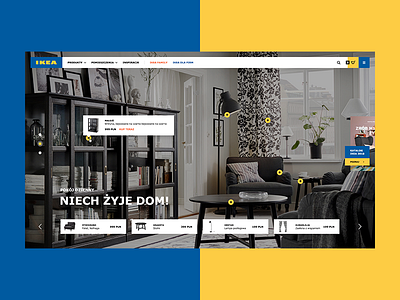 Ikea agency concept creative creativefriday furniture poland ui ux visiontrust web website