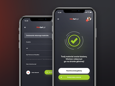 Niefart.pl iOS agency app application funny ios iphone mems mobile poland ui ux