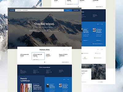 🏔 Goldman Recruitment agency poland ui ux visiontrust web website