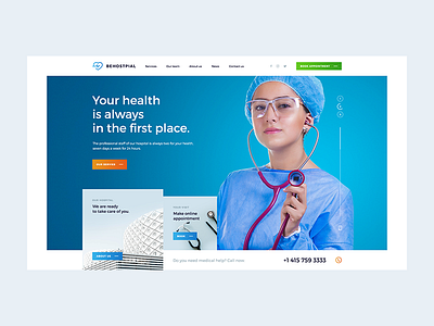 🏨 Medical Clinic by Mateusz Madura for Vision Trust on Dribbble