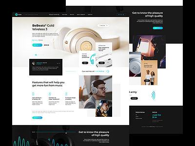 🎧 BeSounds agency blog concept creativee poland theme ui ux visiontrust web website wordpress