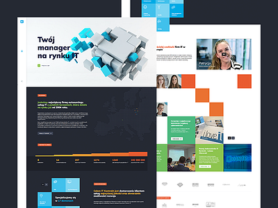 IT Kontrakt animation corporate design grid poland ui ux webdesign website wordpress