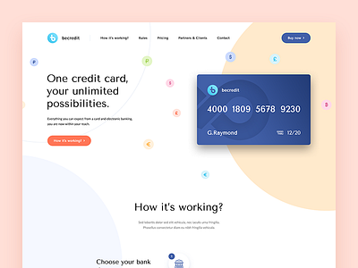 BeCredit 💳💵 animation corporate design grid poland ui ux webdesign website wordpress