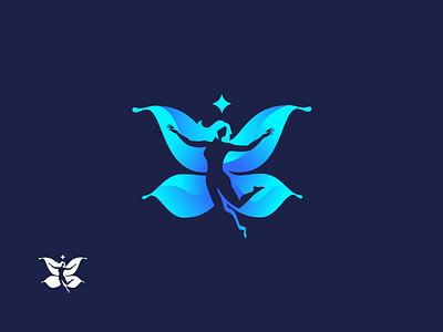 DreamLife 🦋 agency butterfly coach corporate dream id identity life logo poland visiontrust woman