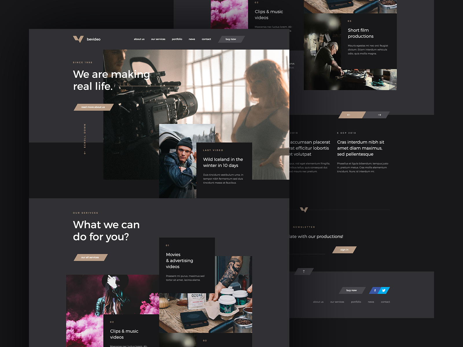 Dribbble - bevideo.png by Mateusz Madura