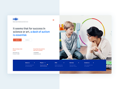 Therapeutic Center 👪👨‍👩‍👧 agency appointment autistic center child doctor familly health healthy katowice landingpage medicine onepage poland product therapeutic ui ux visiontrust website