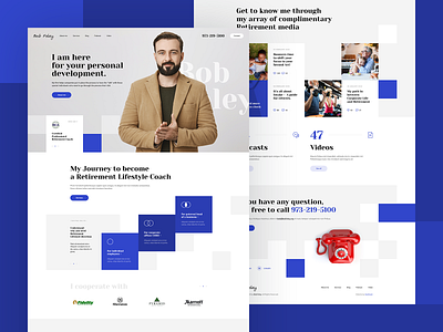 Bob Foley agency app branding coach design godaddy mobileapp onepage personal personalwebsite poland portfolio theme ui usa ux web webdesign website wordpress