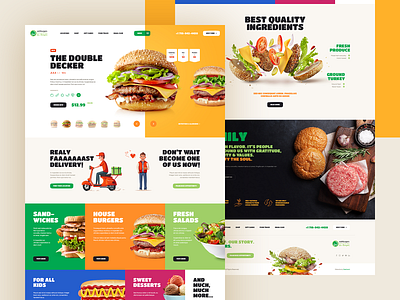 Wahlburgers 🍔 agency app burger design hamburger hero landingpage mockup onepage poland restaurant theme ui ux web webdesign website website animation welcome wordpress