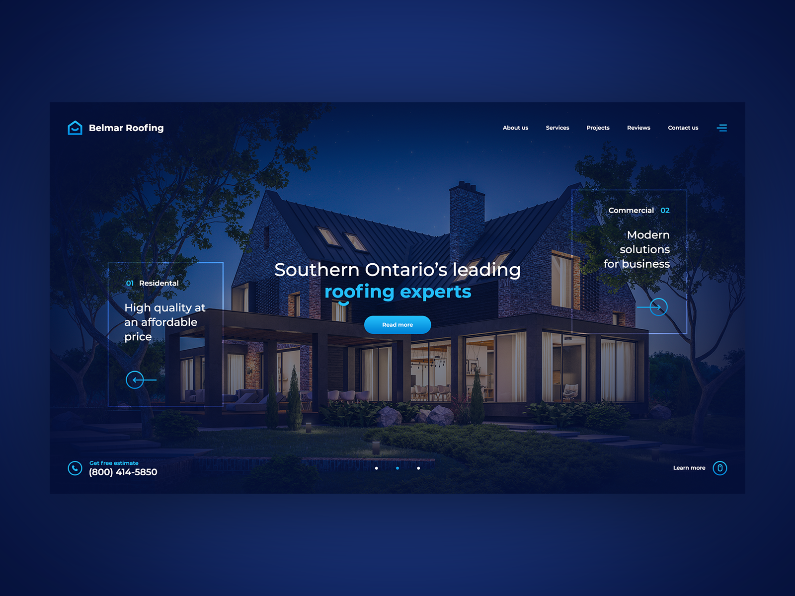 Belmar Roofing by Mateusz Madura for Seahawk on Dribbble