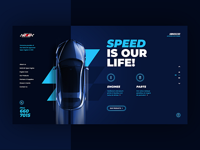 RYR 💨 app car design engine future hero landingpage minimalist mockup nascar onepage speed theme ui ux web webdesign website welcome wordpress