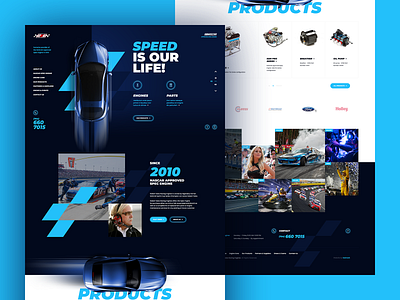 RYR 💨 app car design engine future hero landingpage minimalist mockup nascar onepage speed theme ui ux web webdesign website welcome wordpress