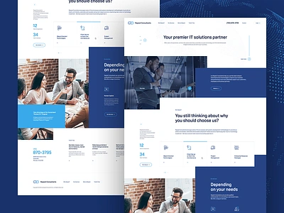 Repeat Consultants ♾ app computer design future hero it landingpage minimalist mockup onepage solutions theme ui ux web webdesign webdesigner website welcome wordpress