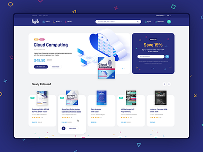 BPB Publications 📘 app books bookstore design ecommerce hero landingpage minimalist mockup onepage store theme ui ux web webdesign webdesigner website welcome wordpress