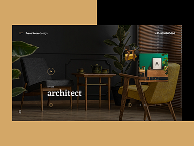 Bear Horn Design app architect design ecommerce hero landingpage minimalist mockup onepage theme ui ux web webdesign webdesigner website welcome wordpress