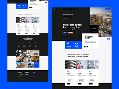 Setra 👷‍♂️ agency architect branding construction design landingpage onepage poland portfolio theme ui ux web webdesign webdesigner website wordpress