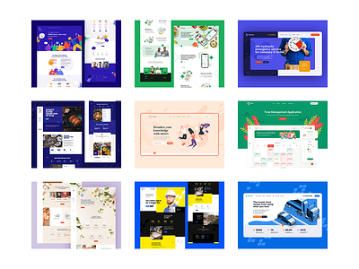 The Best Nine Of 2019 ❤️ agency app design landingpage mobile onepage poland ui ux web webdesign webdesigner website wordpress