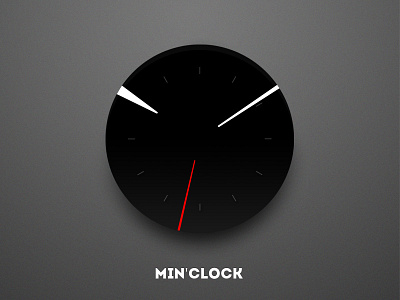 Clock clock mini minimal time watch