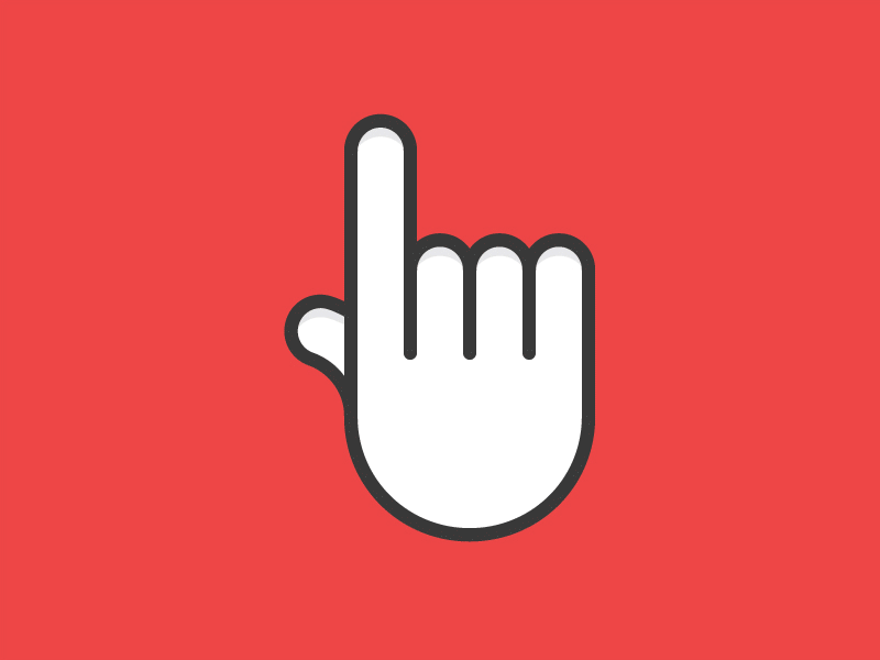 Touch icon design hand icon icons illustration touch vector