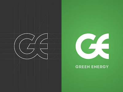 Green energy logo