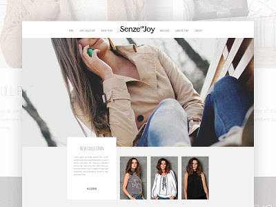 Fashion site layout site ui ux web webdesign website