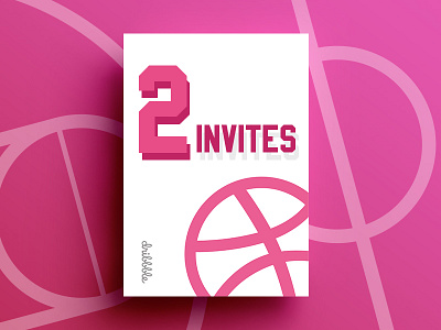 2 Dribbble Invites Giveaway