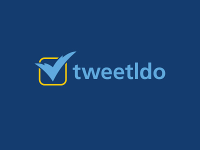 Tweetldo Logo application brand logo