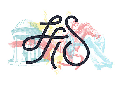 LFIS Illustration collage composite custom lettering hand lettering illustration lettering type