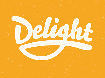 Delight brand color logo logotype