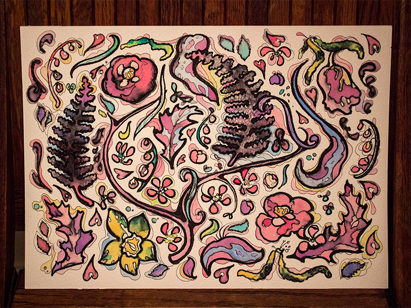 Ink n' Watercolor paint ink illustration watercolor