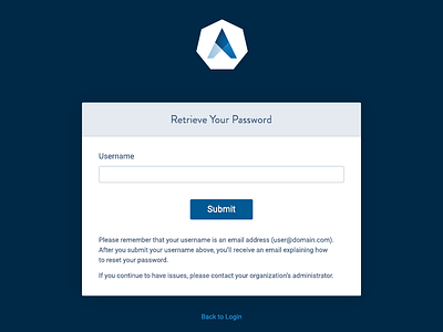 Rebranded Authentication Page