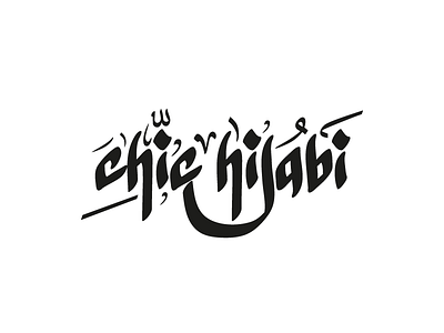 Chic Hijabi arabic calligraphy logo logotype