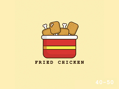 50 Days Of Vector Challenge [ 40/50 Food Series ] 100daysofillustration 100daysofvector cartoon cute design food icon illustration illustrator logo vector