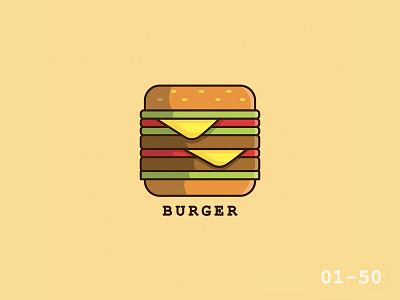 50 Days Of Vector Challenge [ 1/50 Food Series ]