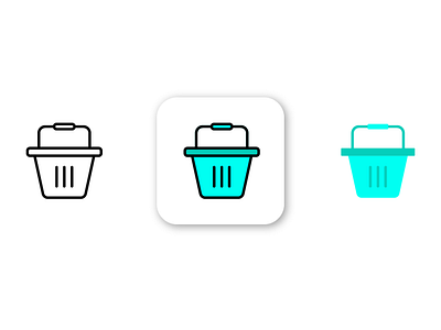 Basket adobe illustrator basket design icon icon design icon set icons presentation ui ux vector