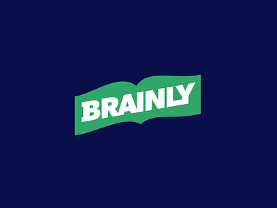 Brainly Textbook Detective after effects animation book branding leaf learn logo loop motion graphics pages read school