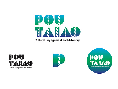 PouTaiao branding logo native typography