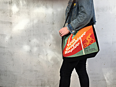 Courier Satchel promo bag funky gift retro satchel self promo