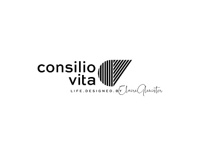 ConsilioVita blackandwhite branding logo