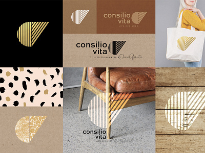 CV board branding logo moodboard