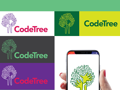 CodeTree branding design icon illustration logo
