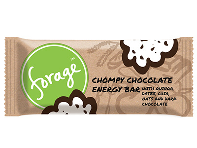 Forage3 energy bar food food bar nutrition packaging