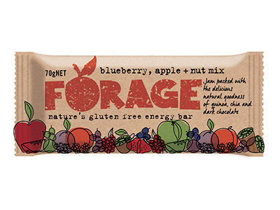 Forage4 energy bar food food bar nutrition packaging