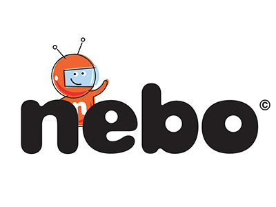Nebo Logo branding illustration logo mascot spaceman