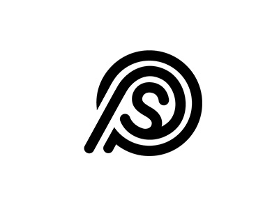 PS Identity brand icon linework logo monogram