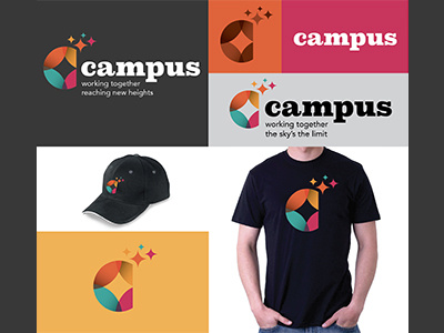 Campus2 branding dimension identity logo stars