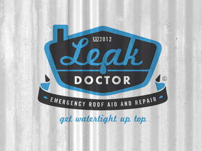 Leak Doctor1 builder doctor droplet emergency homes housing leak logo medical rain roofing